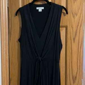 Black sleeveless dress, size small